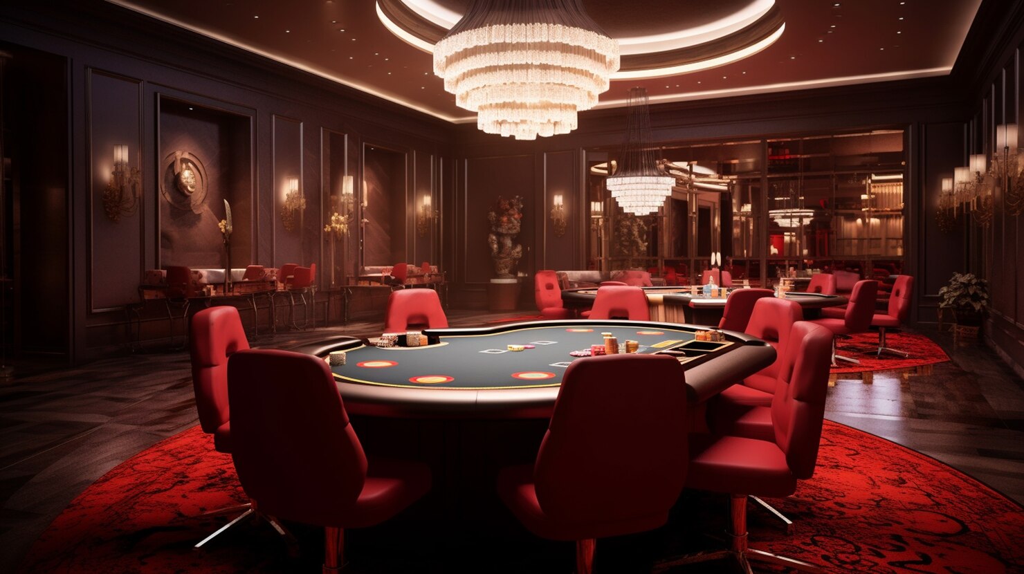 Premium hotel interior with warm lighting