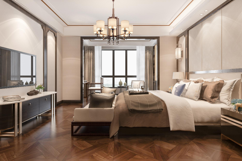 Luxury hotel suite